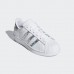 ADIDAS SUPERSTAR CLOUD WHITE/SILVER SPARKLES