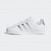 ADIDAS SUPERSTAR CLOUD WHITE/SILVER SPARKLES