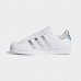 ADIDAS SUPERSTAR CLOUD WHITE/SILVER SPARKLES