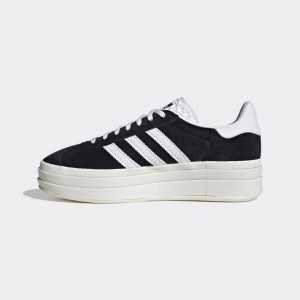 ADIDAS GAZELLE BOLD BLACK/WHITE 