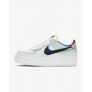 NIKE WMNS AIR FORCE 1 SHADOW SE 'PIXEL SWOOSH - BARELY GREEN'