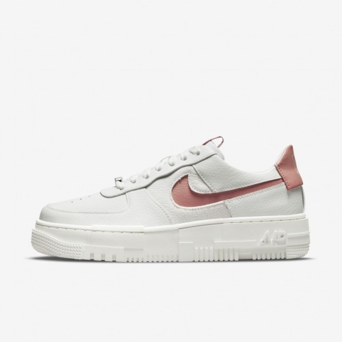 nike air force white rust pink